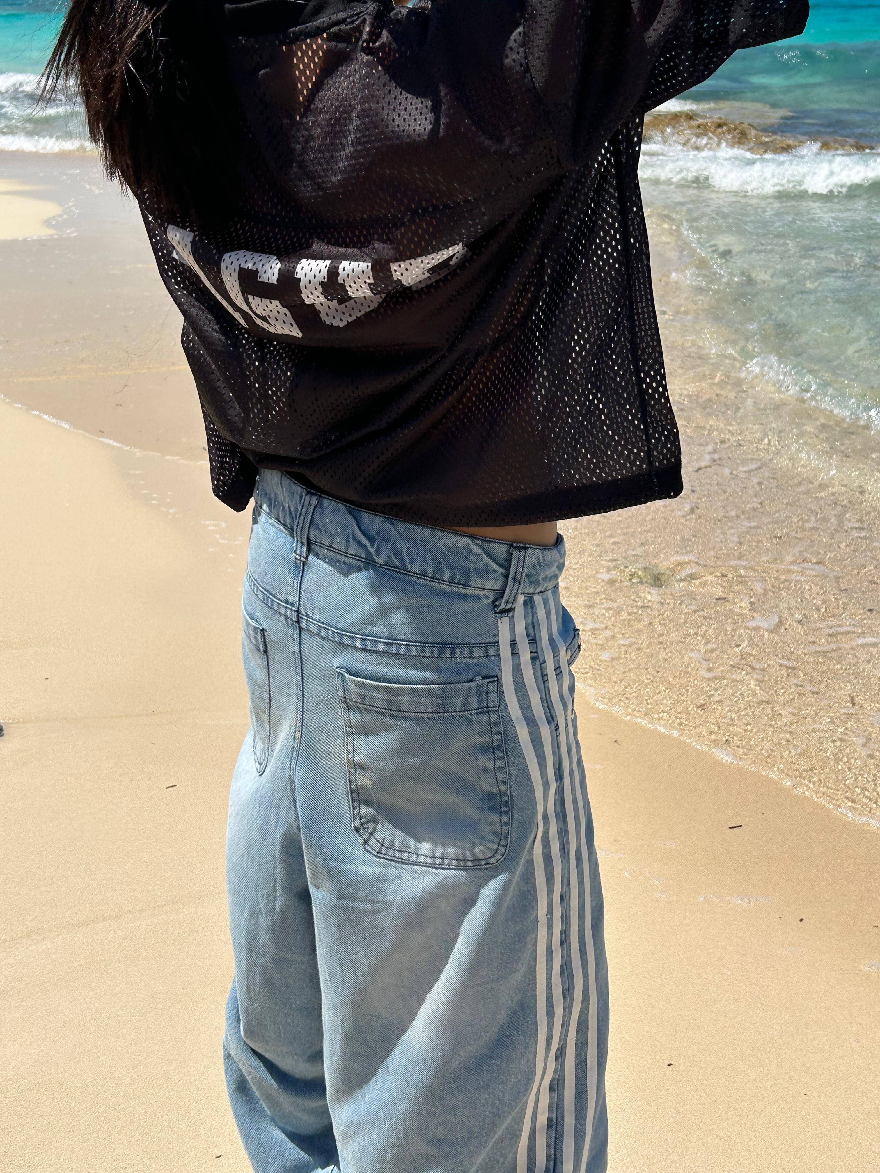Striped Jeans