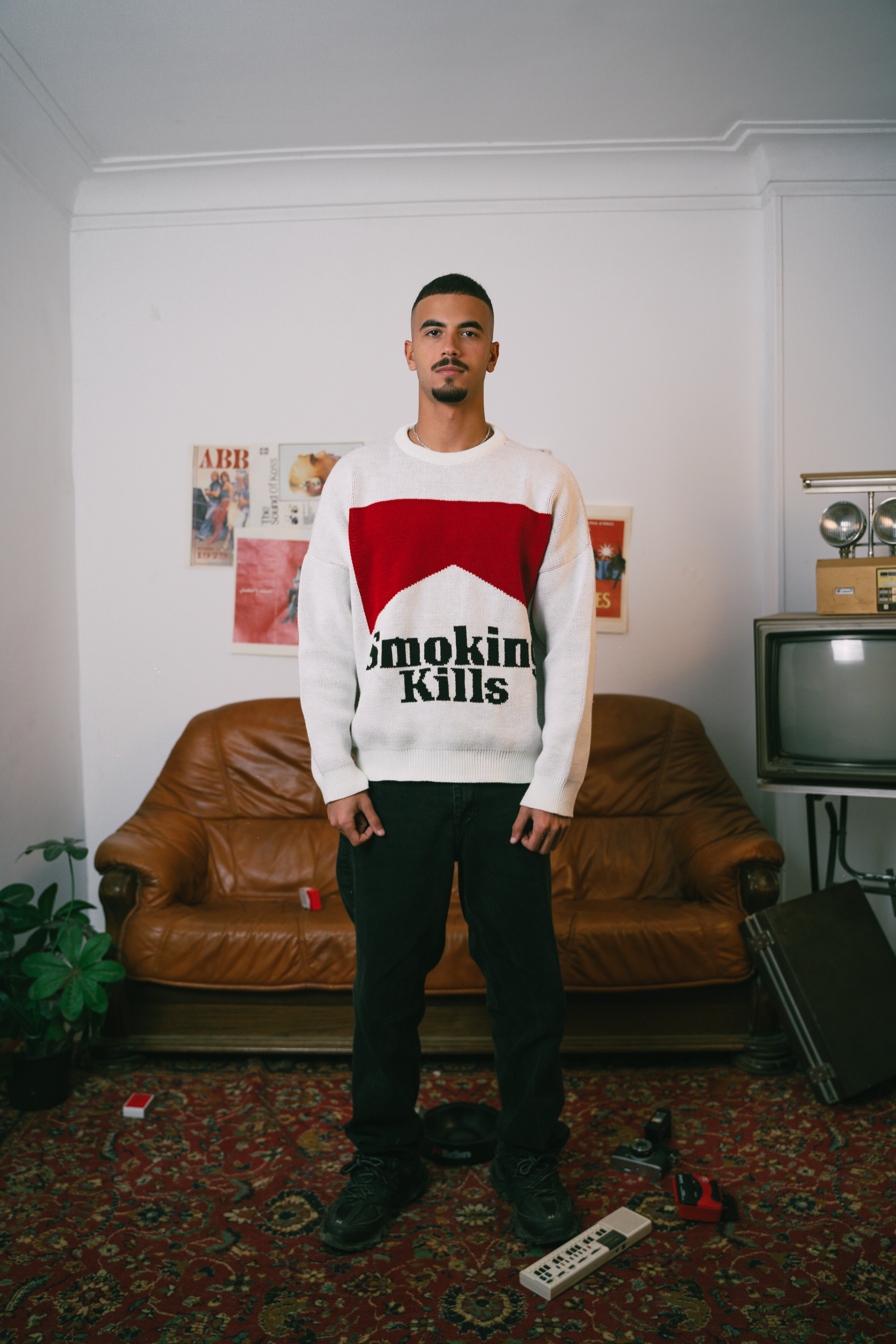 Smoking Kills knit