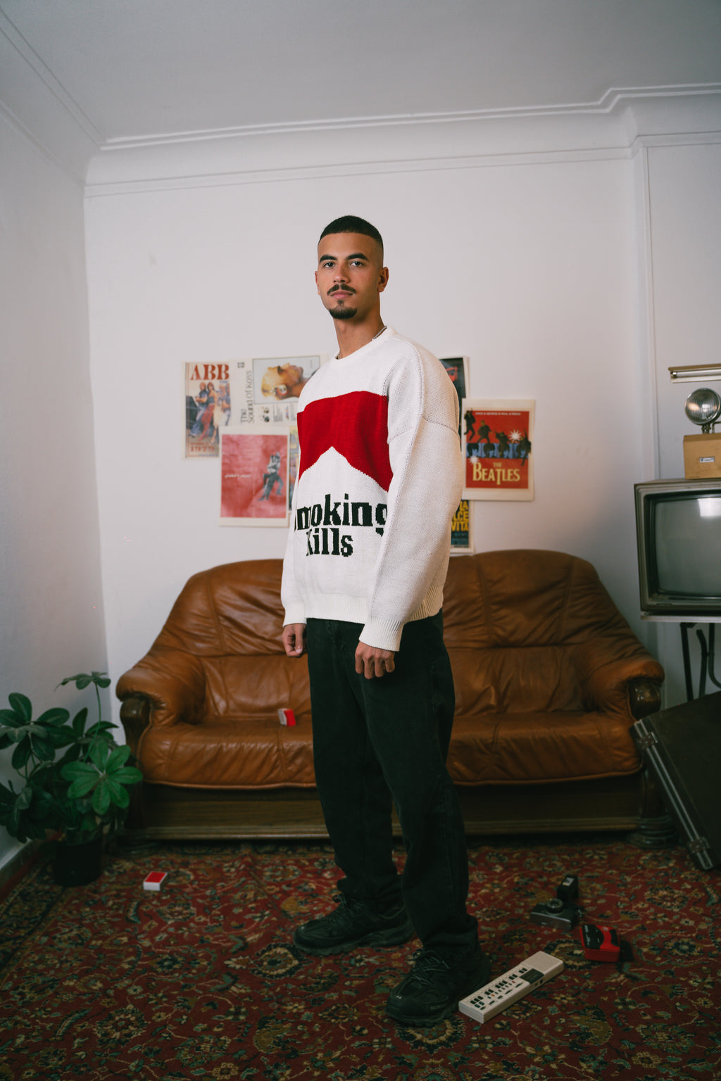 Smoking Kills knit