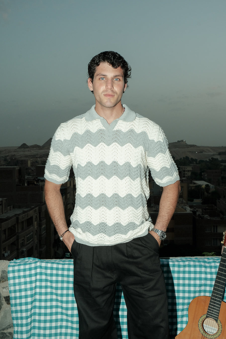 Morning Fog knit